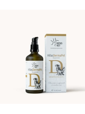 Hifas Derma Pet 50 ml, krema za pse in mačke (dopolnilno krmilo/kozmetični izdelek za zunanjo uporabo)