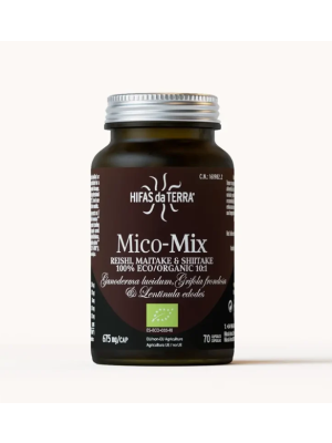 Mico-Mix, 70 kapsul (dopolnilo iz izvlečkov ekoloških gob šiitake, reishi in maitake), prehransko dopolnilo