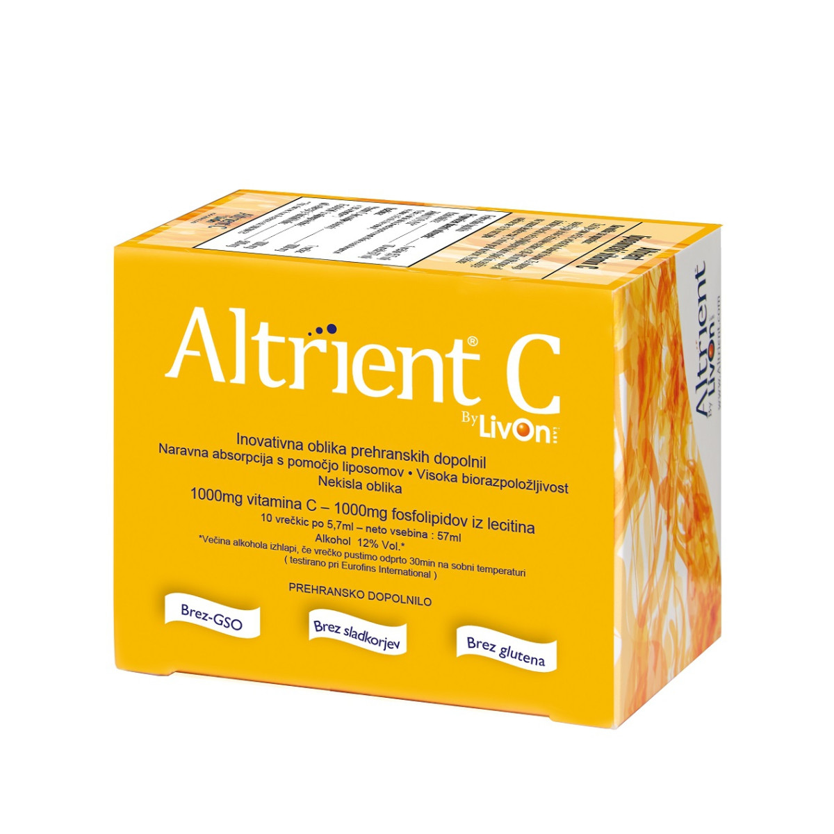 Altrient, Liposomski vitamin C, 10 vrečk