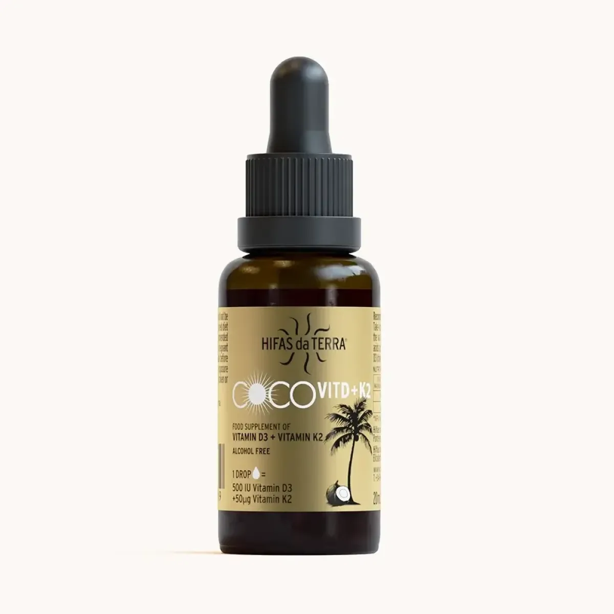 Coco vit D + K2, 20 ml (vitamin D3 in K2 v kokosovem olju)