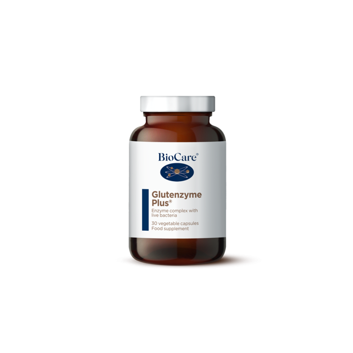 Glutenzyme Plus®, 30 kapsul (encimski kompleks s celulazo, proteazo, amilazo in živimi bakterijami)