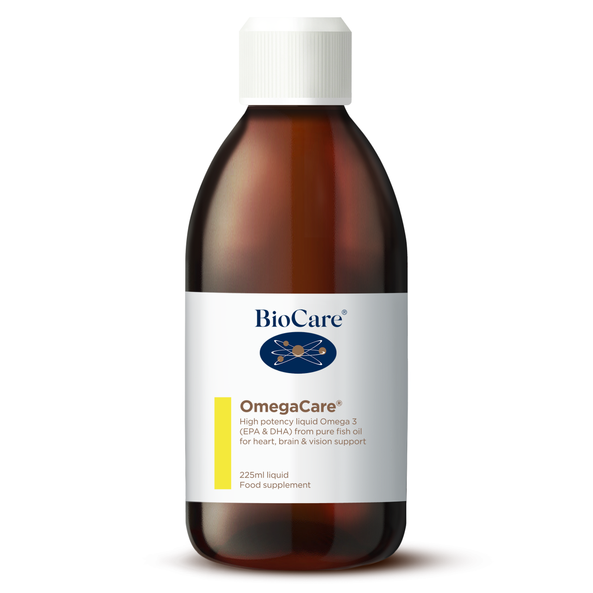 OmegaCare®, 225ml (tekočina omega 3 iz čistega ribjega olja z vonjem pomaranče)