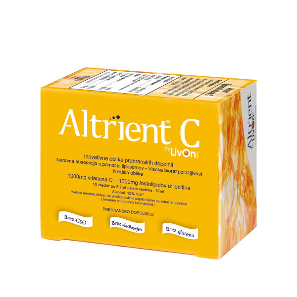 Altrient, Liposomski vitamin C, 10 vrečk