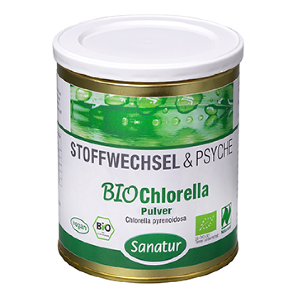 Ekološke alge Bioklorela Naturland v prahu - Sanatur, 300 g