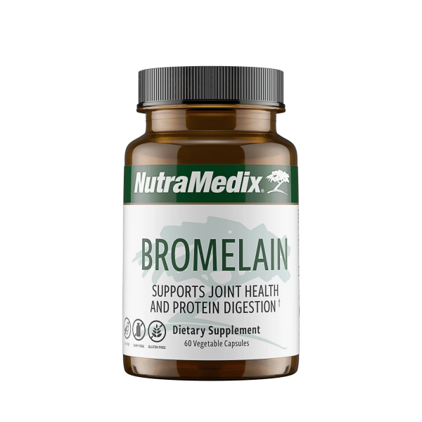 Nutramedix Bromelain 60 kapsul (encim iz stebla ananasa) 