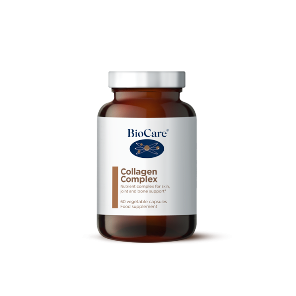 Collagen Complex, 60 kapsul (kompleks hranil s kolagenom, hialuronsko kislino in antioksidanti za podporo koži, sklepom in kostem)