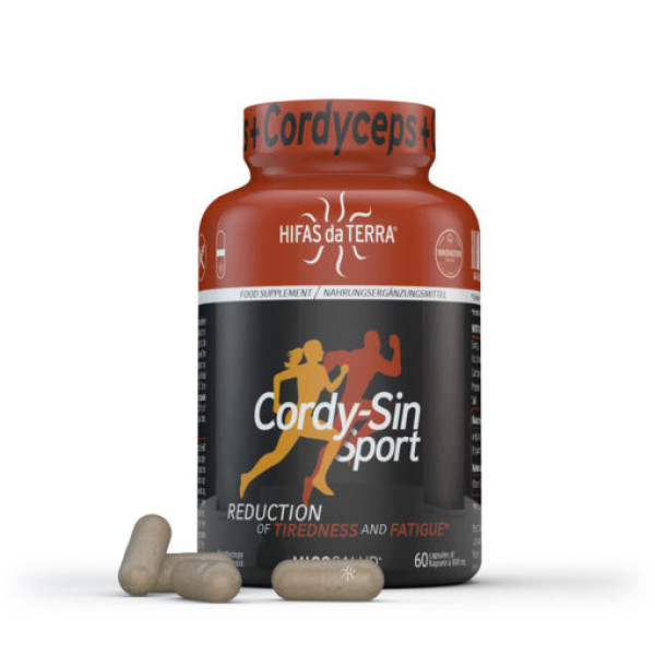 Cordy-Sin Sport, 60 kapsul (dopolnilo proti utrujenosti in stresu, optimizaciji učinkovitosti vadbe in zmanjšuje potrebo po počitku)