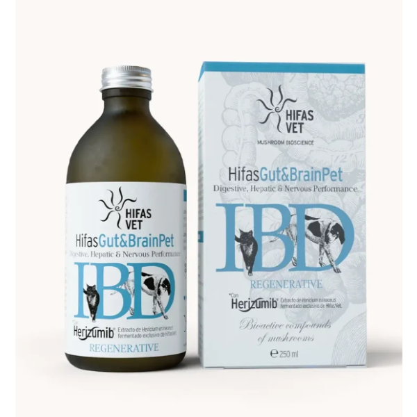 Hifas Gut & Brain Pet 250 ml, dopolnilno krmilo za pse in mačke
