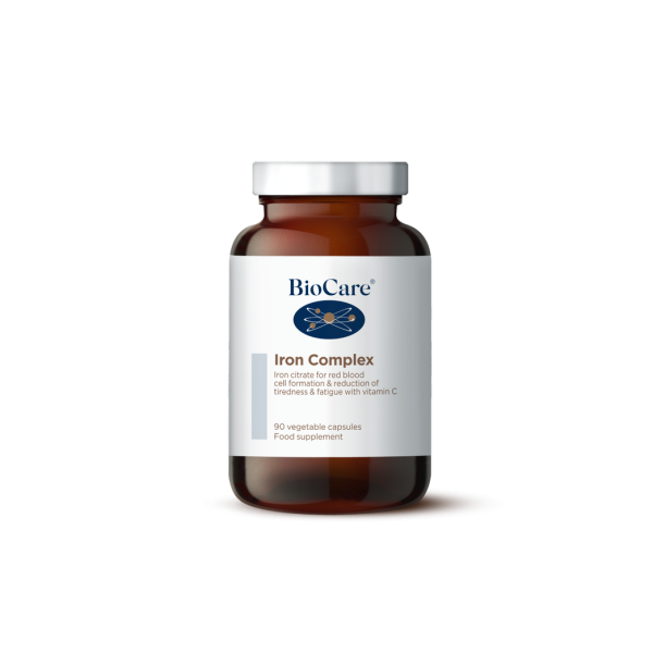 Iron Complex, 90 kapsul (kompleks z železom, vitaminom C in vitaminom B2)
