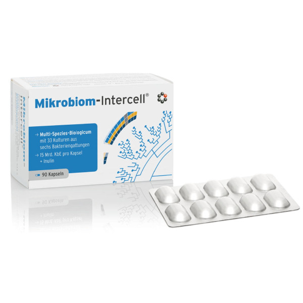 Mikrobiom-Intercell®, 90 kapsul (dopolnilo z živimi bakterijami)