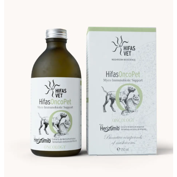 Hifas Onco Pet, 250ml, dopolnilno krmilo za pse in mačke (peroralna suspenzija)