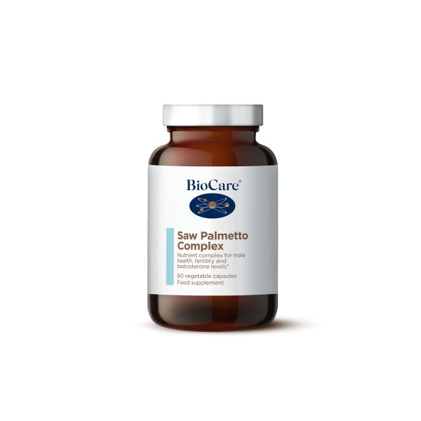 Saw Palmetto Complex, 60 kapsul (napreden kompleks hranil za moško zdravje, plodnost in raven testosterona)